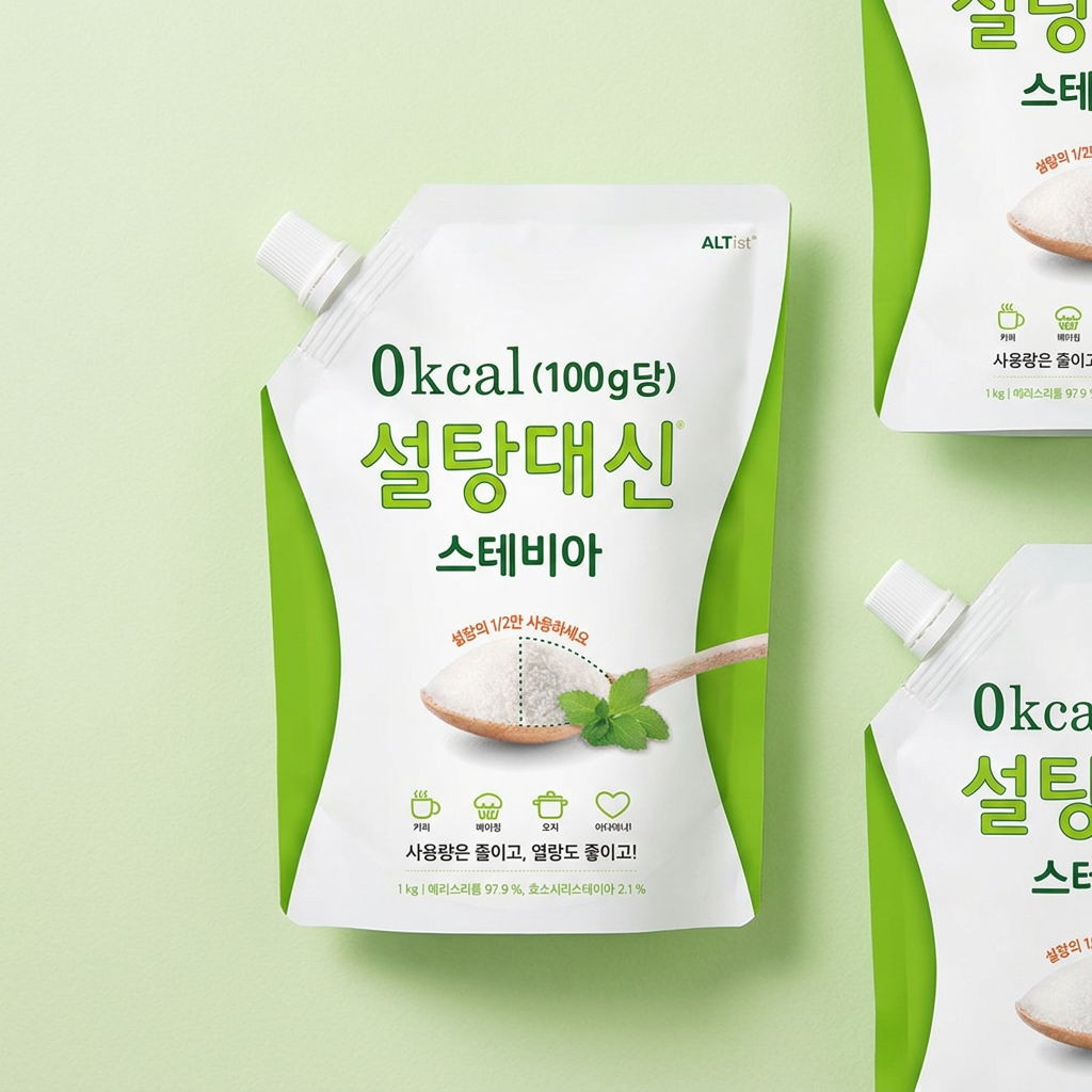 하루특가) 알티스트 설탕대신 스테비아, 1kg, 2개