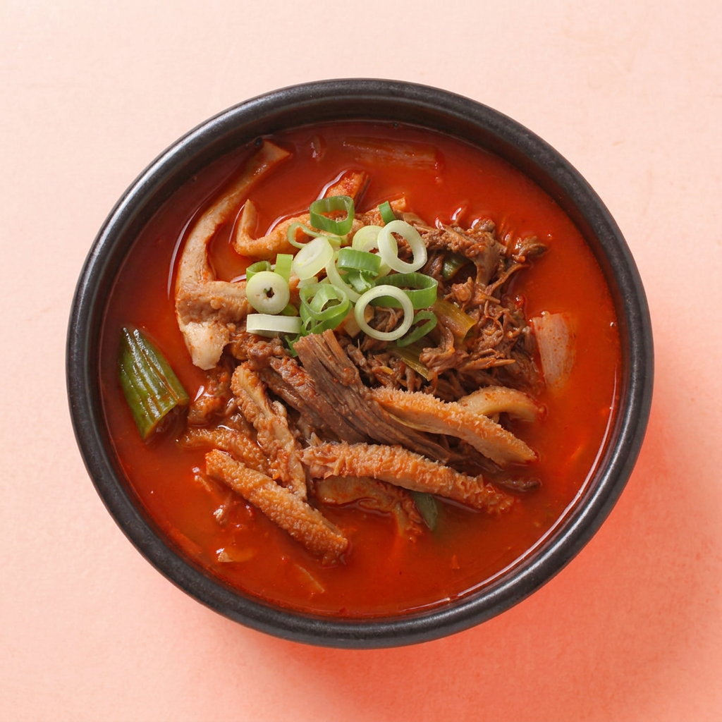 하루특가) 별양집 얼큰 양곰탕, 600g, 4팩