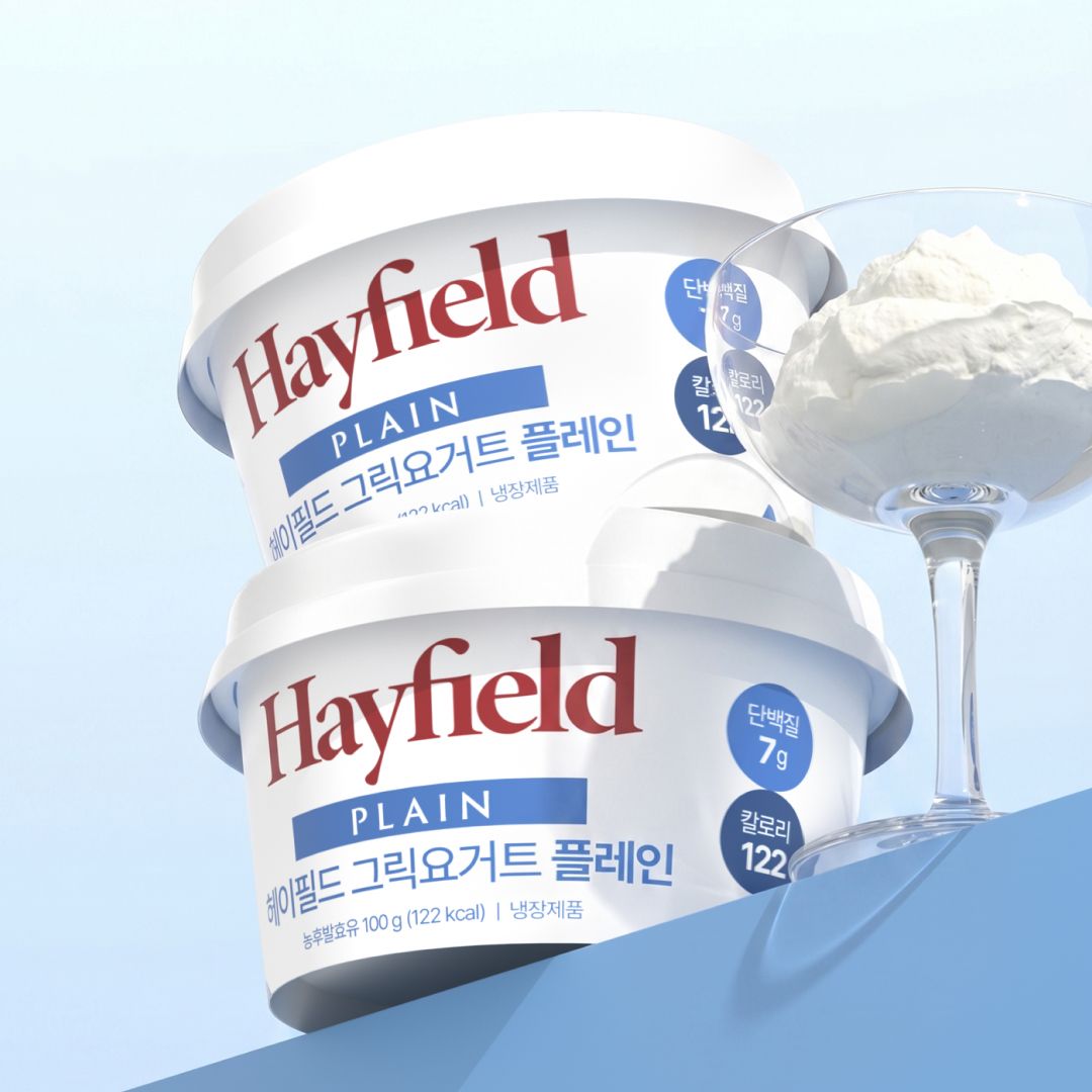 하루특가) 헤이필드 그릭요거트 플레인, 100g, 5개