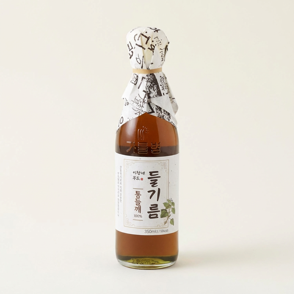 하루특가) 이장네푸드 진한 들기름, 350ml, 4개