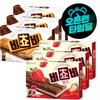 오리온 비쵸비 초코 5P 125g 3박스 + 딸기 5P 125g 3박스