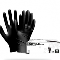 니트릴 라텍스 요리용장갑 200매 블랙