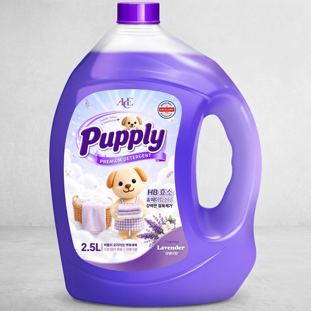 선착순특가) 에이스 퍼플리 세탁세제, 라벤더, 2.5L, 4개