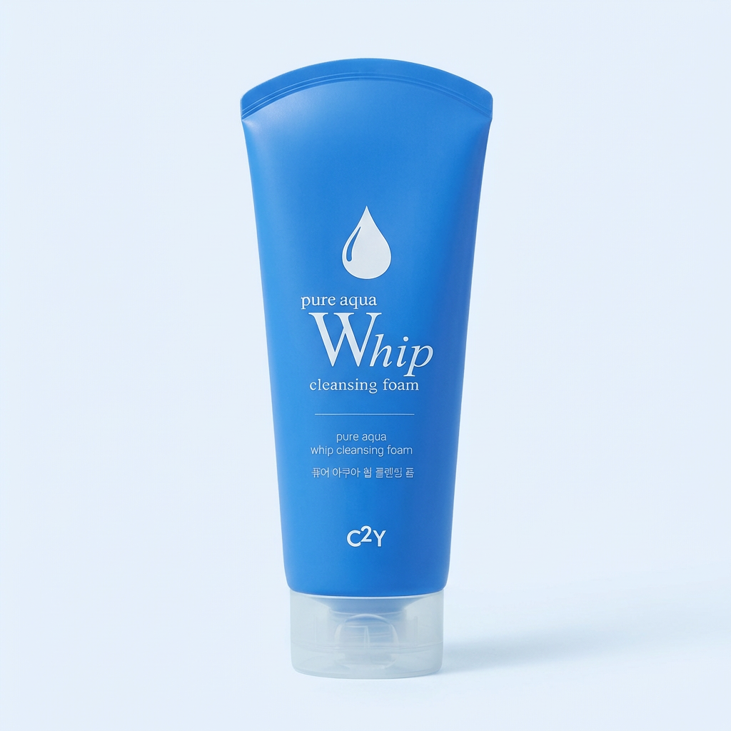 하루특가) C2Y 퓨어 아쿠아 휩 클렌징 폼, 120ml, 4개