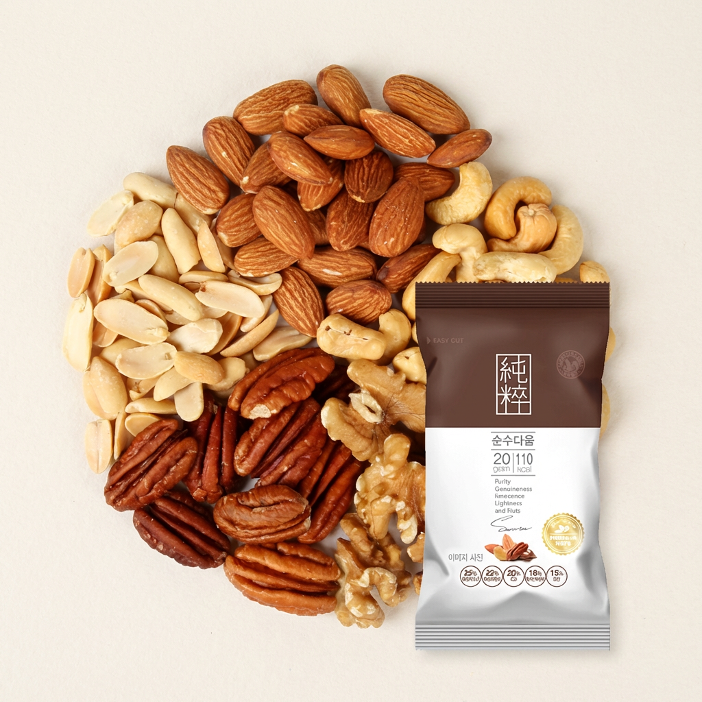 하루특가) 산과들에 순수다움 하루견과, 20g, 50봉, 1세트