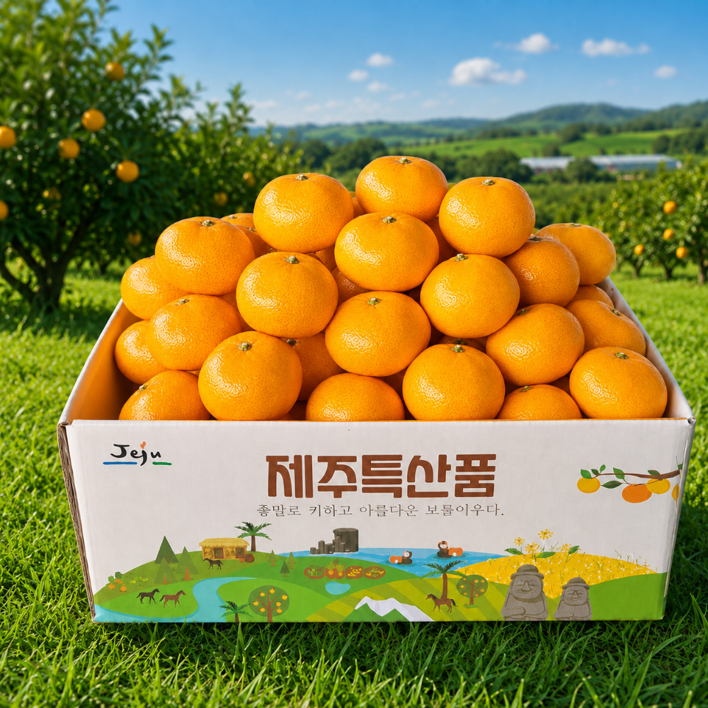하루특가) 제주 서귀포 감귤, 특품, 로얄과, 5kg, 1박스