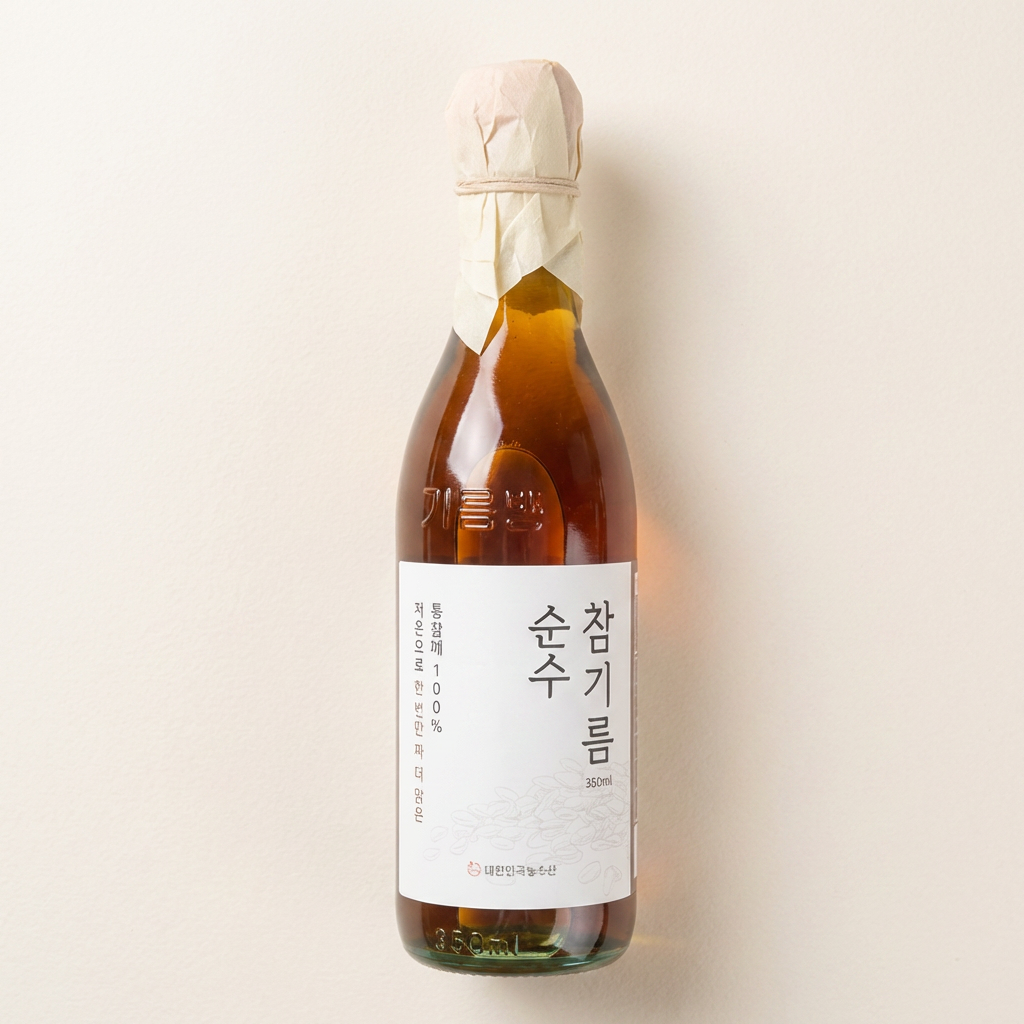 하루특가) 순수 참기름, 180ml, 1개