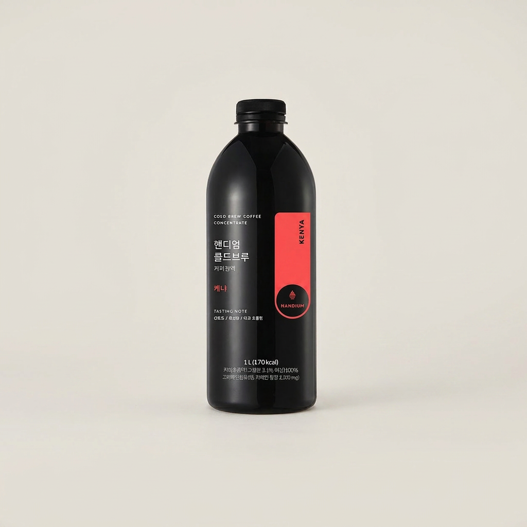 하루특가) 핸디엄 콜드브루 원액, 케냐, 1L, 3개