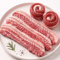 따봉프레시 보리먹인 숙성 흑돼지 듀록삼겹살 HACCP 1개 1kg