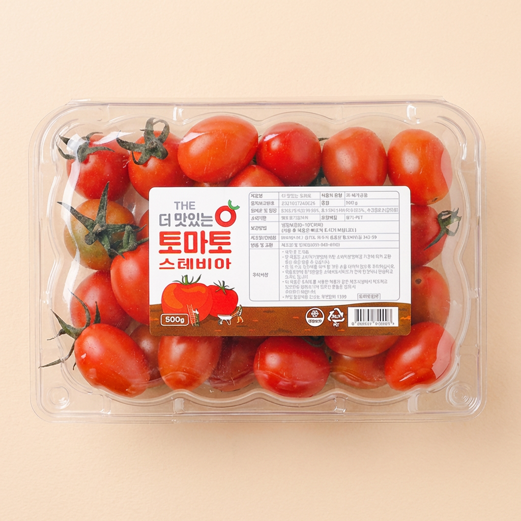 하루특가) 더 맛있는 방울 토마토 스테비아, 500g, 2개