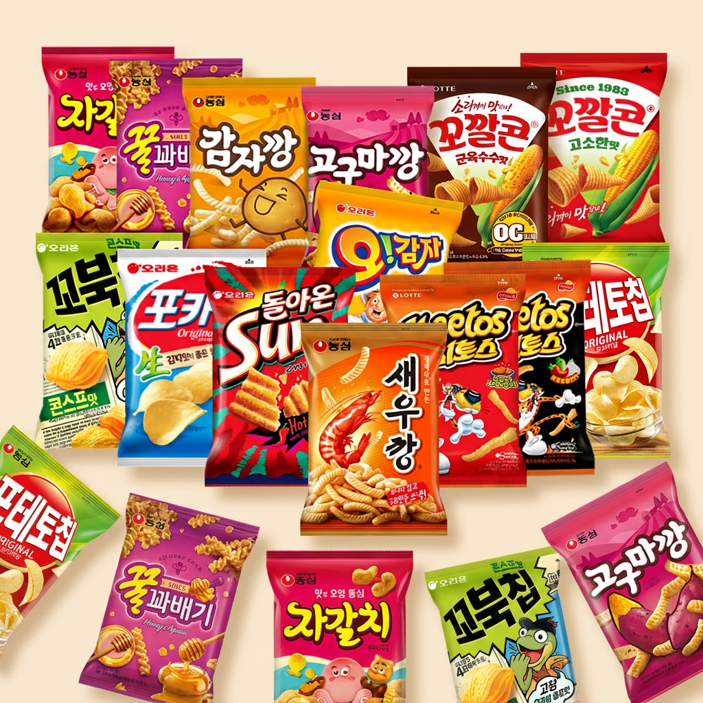 하루특가) 인기 스낵 14종 세트, 1박스