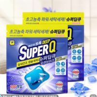 슈퍼딥큐 고농축 캡슐세탁세제 100개입+100개입