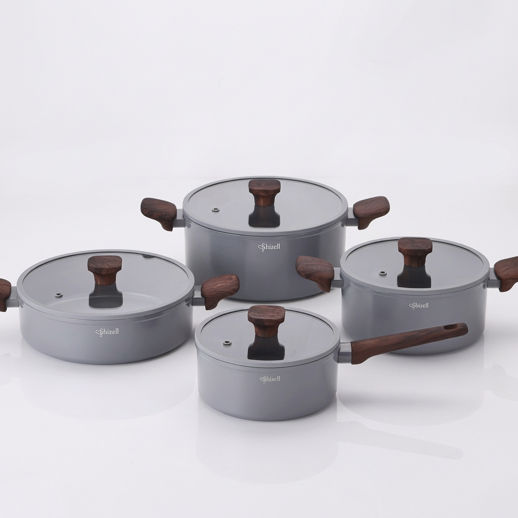 선착순특가) 쉬젤 올뉴 엘레강스 IH 냄비 4종세트, 편수 18cm+양수 20cm+전골 24cm+곰솥 24cm, 1개