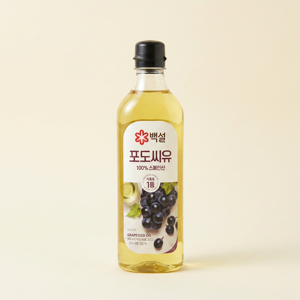 하루특가) 백설 포도씨유, 900ml, 4개