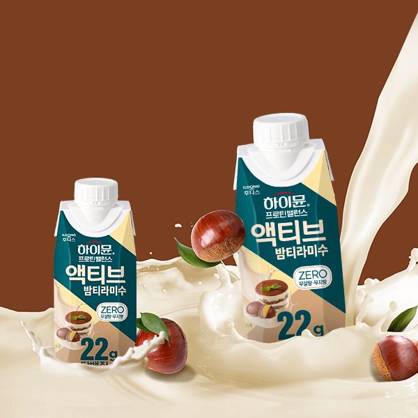 하루특가) 일동후디스 하이뮨 프로틴 밸런스 액티브 밤티라미수 제로, 250ml, 18개