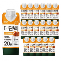 더단백 드링크 카라멜 헬스보충식품, 250ml, 18개