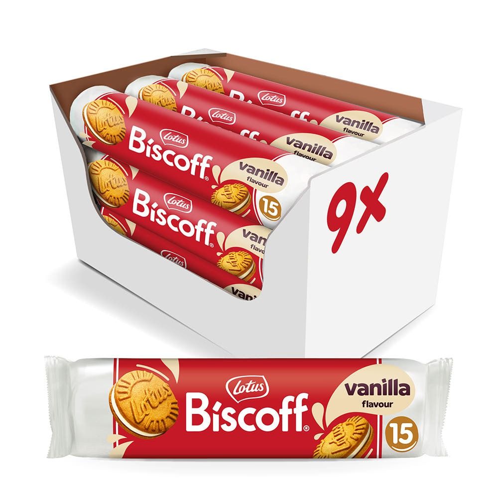 하루특가) 로투스 비스코프 샌드 바닐라맛, 150g, 9개